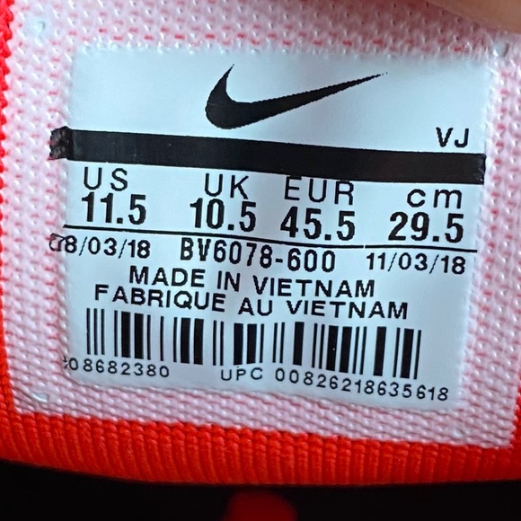 Nike Air Max 270 Men’s Red Orbit Black Grey - Picture 9 of 9